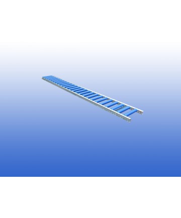 3m Kunststof zwaartekracht rollenbaan 20 cm h.o.h. 90mm