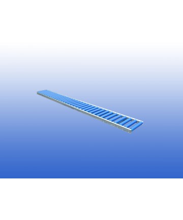 3m Kunststof zwaartekracht rollenbaan 30 cm h.o.h. 90 mm