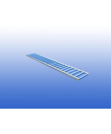 3m Kunststof zwaartekracht rollenbaan 40 cm h.o.h. 120 mm