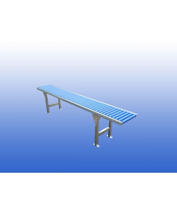 3m Kunststof zwaartekracht rollenbaan 40 cm h.o.h. 60 mm