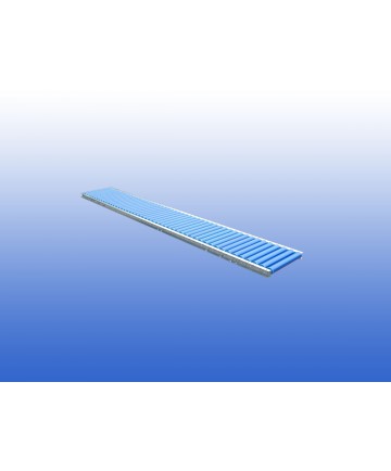 1m Kunststof zwaartekracht rollenbaan 40 cm h.o.h. 60 mm