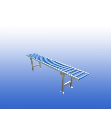 1m Kunststof zwaartekracht rollenbaan 50 cm h.o.h.120 mm