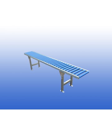 1m Kunststof zwaartekracht rollenbaan 50 cm h.o.h. 90 mm
