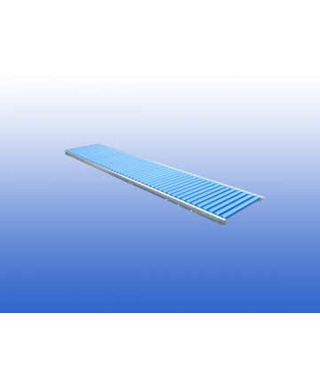 3m Kunststof zwaartekracht rollenbaan 60 cm h.o.h. 60 mm