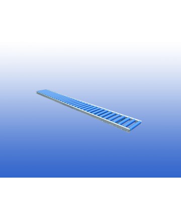 2m Kunststof zwaartekracht rollenbaan 20 cm h.o.h. 90 mm