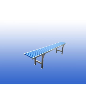 3m Kunststof zwaartekracht rollenbaan 50 cm h.o.h. 60 mm