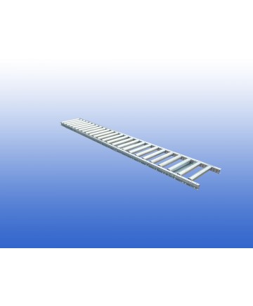3m stalen rollenbaan 40 cm H.o.h. 120 mm