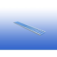 1m Kunststof zwaartekracht rollenbaan 50 cm h.o.h.120 mm