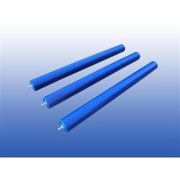 rollenbaanrol kunststof - 50cm - Ø 50mm - RVS as