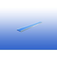 1m Kunststof zwaartekracht rollenbaan 20 cm h.o.h. 60 mm
